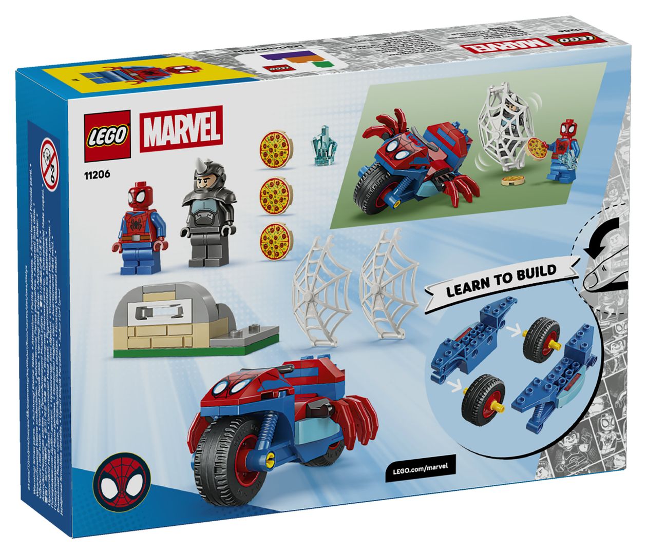 Spidey auf Motorrad vs. Rhino 