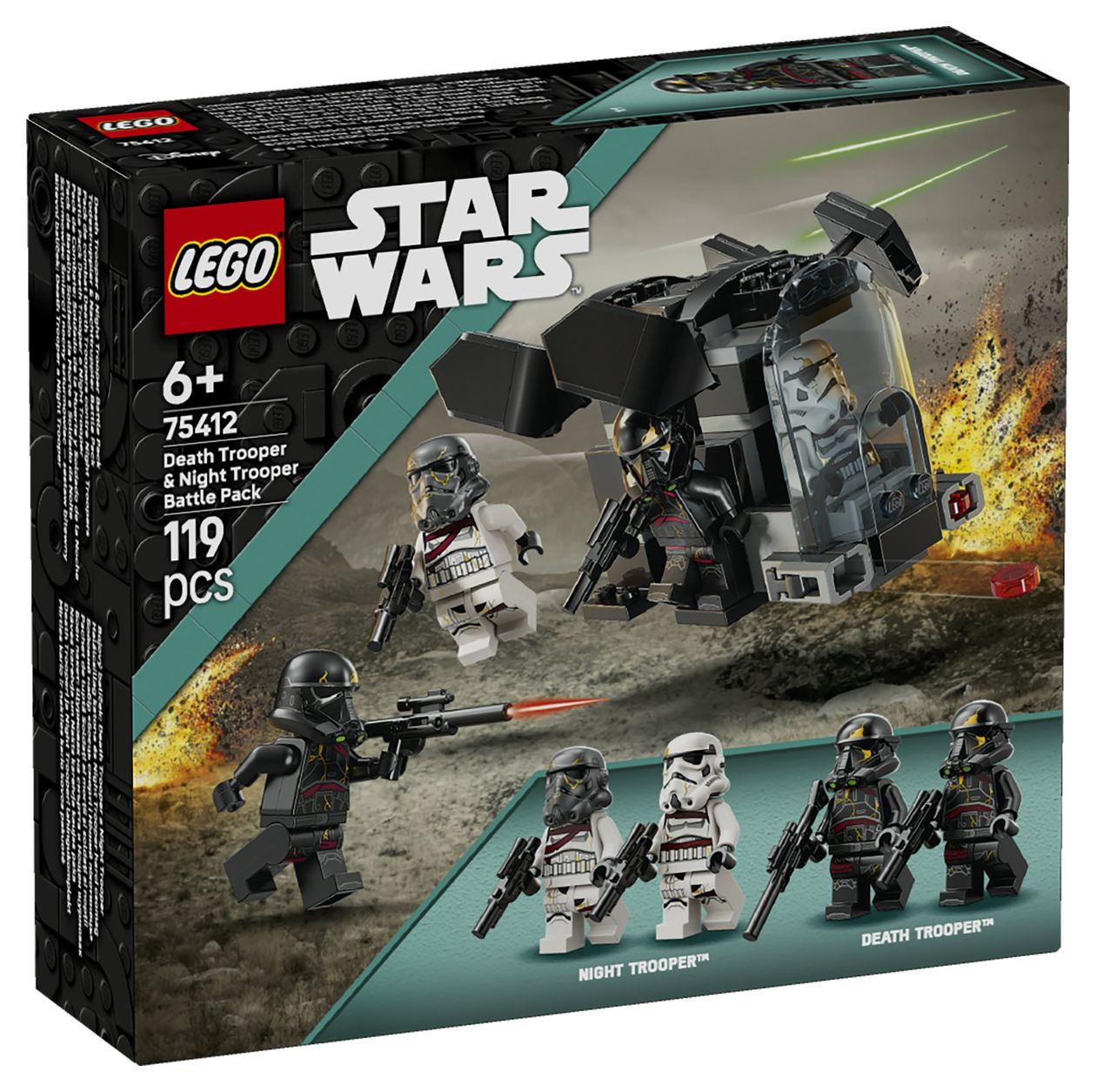 Star Wars Todestruppler und Nachttruppler Battle Pack Bauset 119 Teile  (Mehrfarbig) 