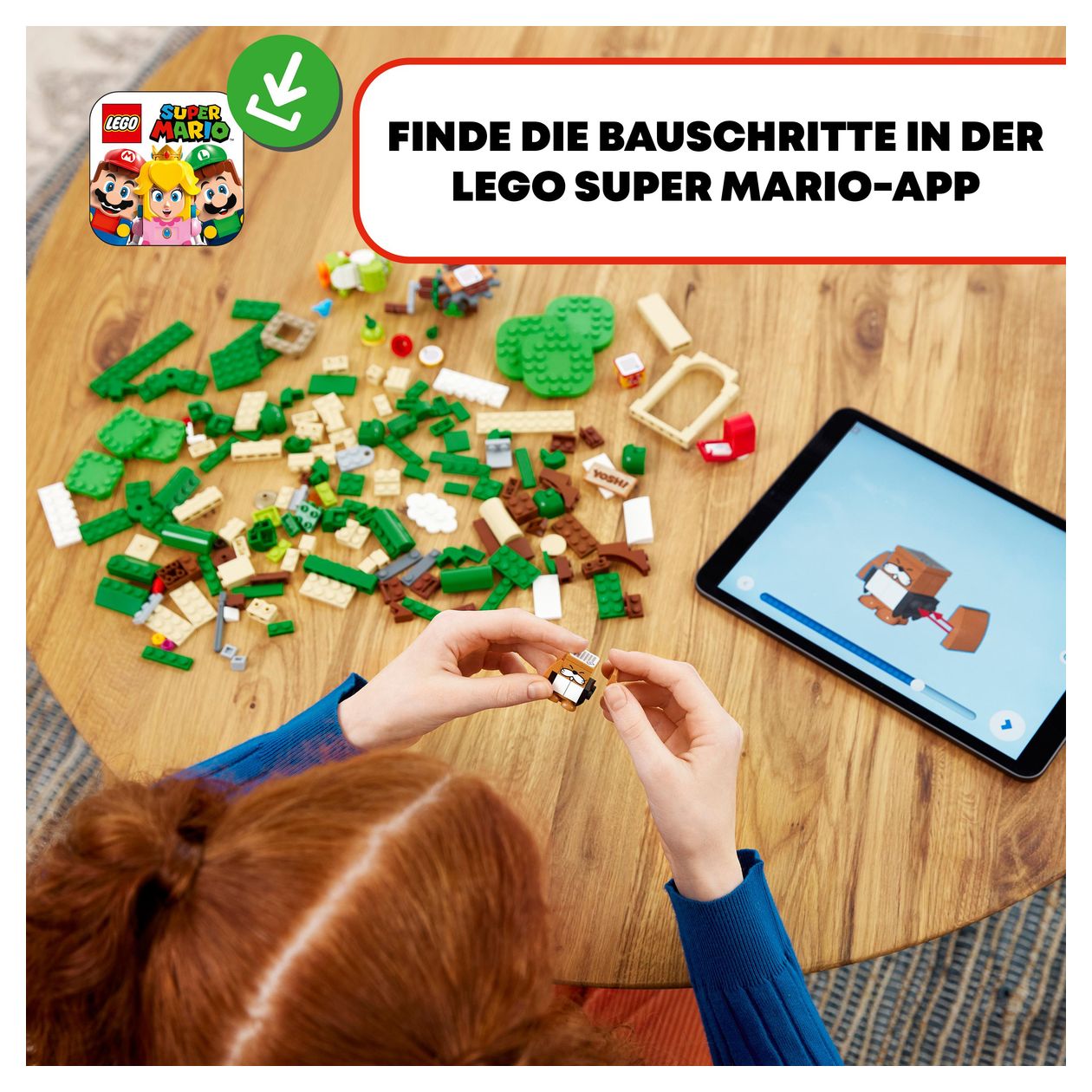 Super Mario Yoshis Geschenkhaus Erweiterungsset 246 Stück(e)  (Mehrfarbig) 