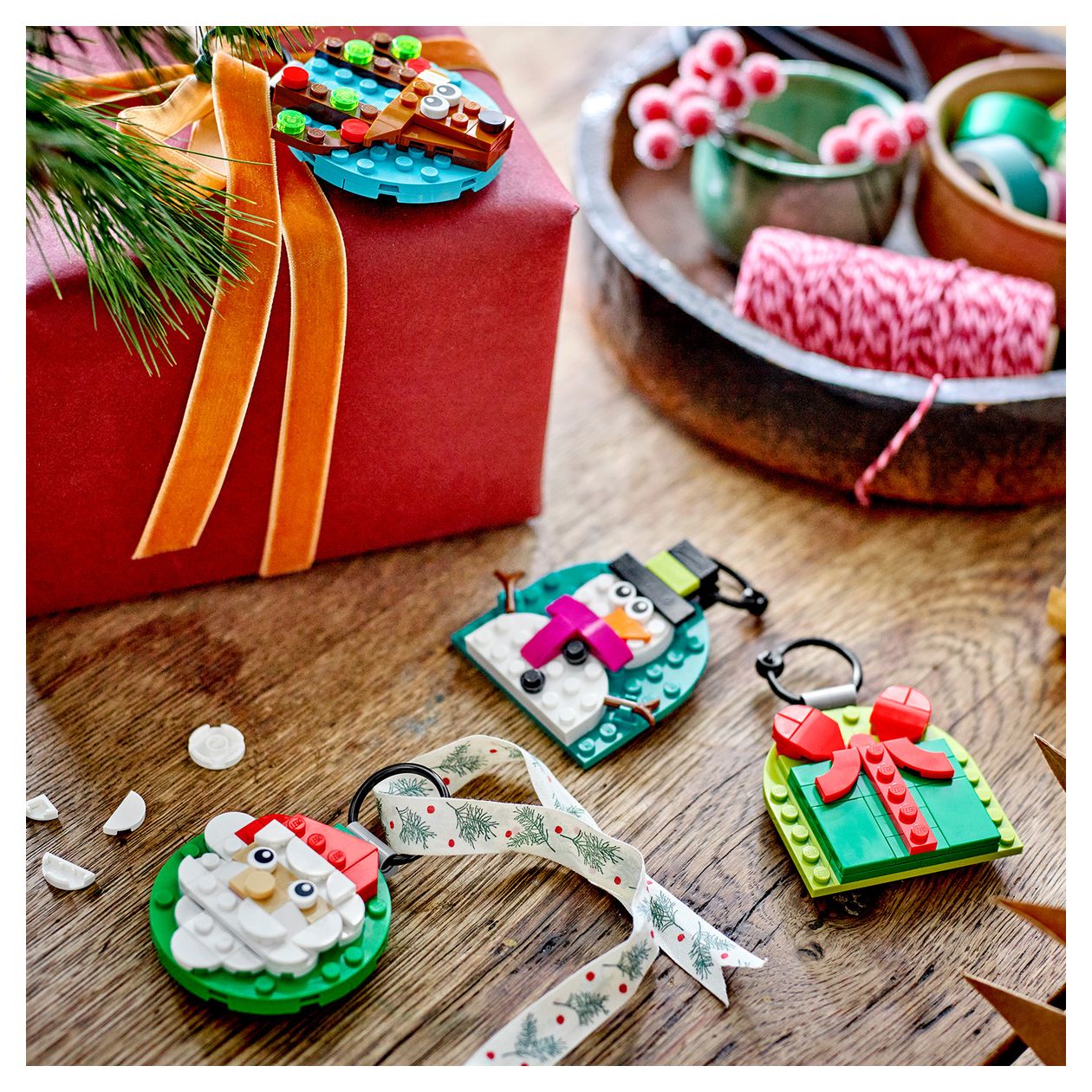 Verschiedene Christbaumanhänger 