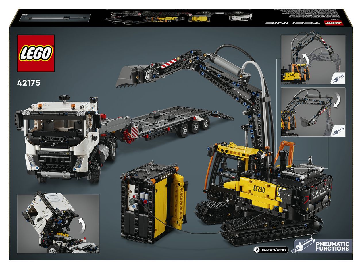 Volvo FMX LKW mit EC230 Electric Raupenbagger 