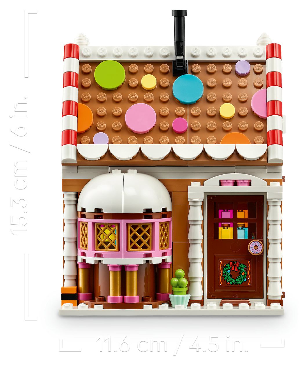 Weihnachtliches Lebkuchenhaus 
