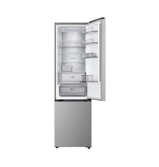 GBBS524APY 262 l / 113 l Kühl-Gefrierkombi freistehend NoFrost 112 kWh Jahr  (Silber) 