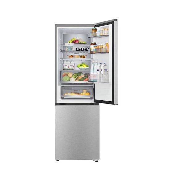 GBBS716AMB 220 l / 113 l Kühl-Gefrierkombi freistehend NoFrost 108 kWh Jahr  (Metallisch) 