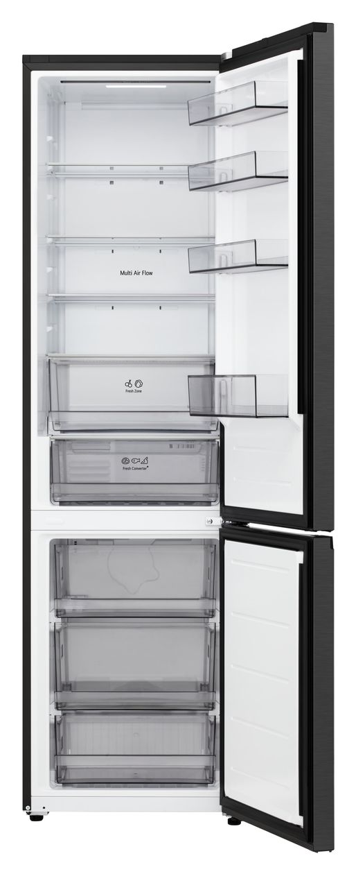 GBBSJ2CCEP 262 l / 113 l Kühl-Gefrierkombi freistehend NoFrost 175 kWh Jahr  (Schwarz) 