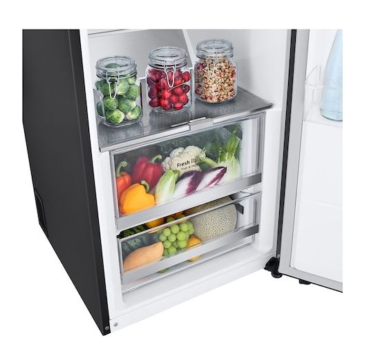 GLM71MCCSX 386 l / 386 l Kühlschrank freistehend EEK: C 77 kWh Jahr  (Schwarz) 