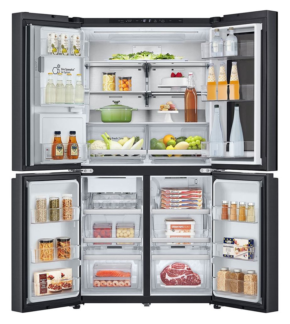 GMG960EVEE Side-by-Side Kühl-/ Gefrierkombination French Door 364 l / 274 l 359 kWh NoFrost 1792 mm x 914 mm  (Schwarz) 