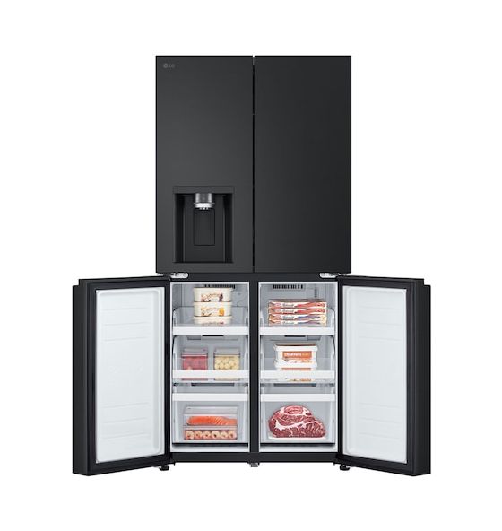 GML861EPPE Side-by-Side Kühl-/ Gefrierkombination 286 l / 220 l 314 kWh NoFrost 1787 mm x 835 mm  (Schwarz) 