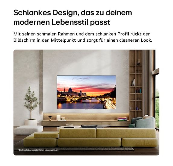 OLED77C69LB OLED 195,6 cm (77 Zoll) Fernseher 4K Ultra HD VESA 300 x 200 mm 