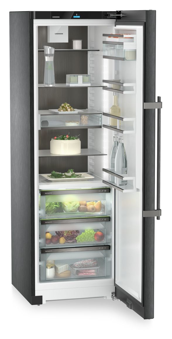 RBbsb525i-23 Prime BioFresh 387 l / 387 l Kühlschrank freistehend EEK: B 86 kWh Jahr  (Schwarz) 