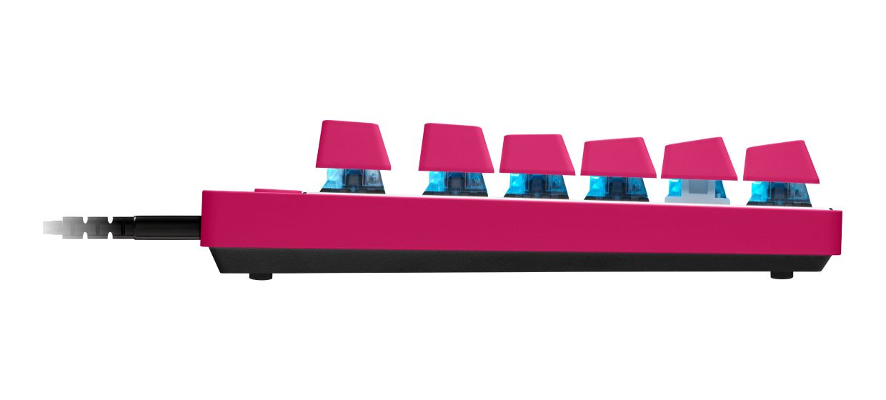 Pro X TKL Rapid LED Gaming Tastatur USB  (Pink) 