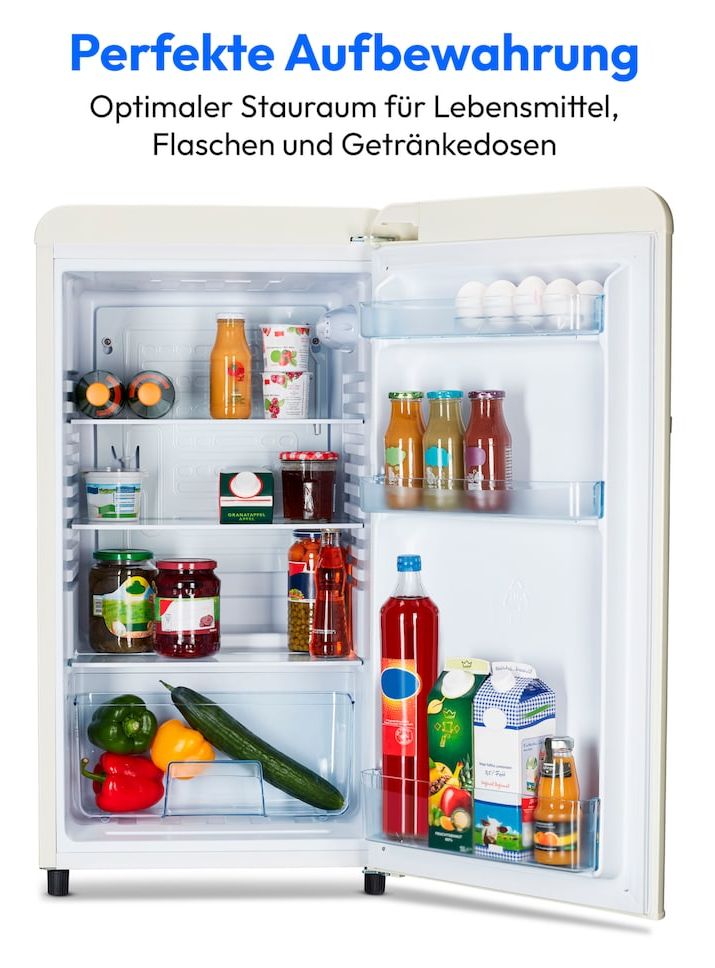 MD37800 91 l Kühlschrank freistehend EEK: E 85 kWh Jahr  (Cremefarben) 