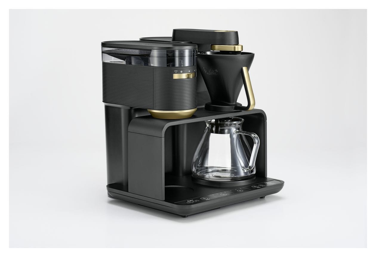 1024-04 Epos 8 Tassen Filterkaffeemaschine 1,0 l  (Schwarz, Gold) 