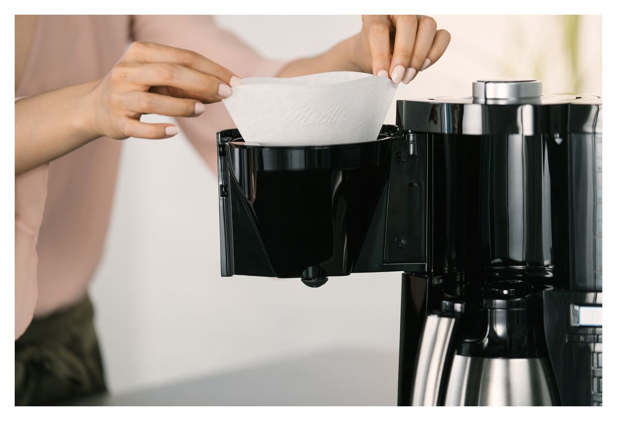 1025-18 Look Therm Perfection 10 Tassen Thermo Filterkaffeemaschine 1,3 l  (Schwarz, Silber) 