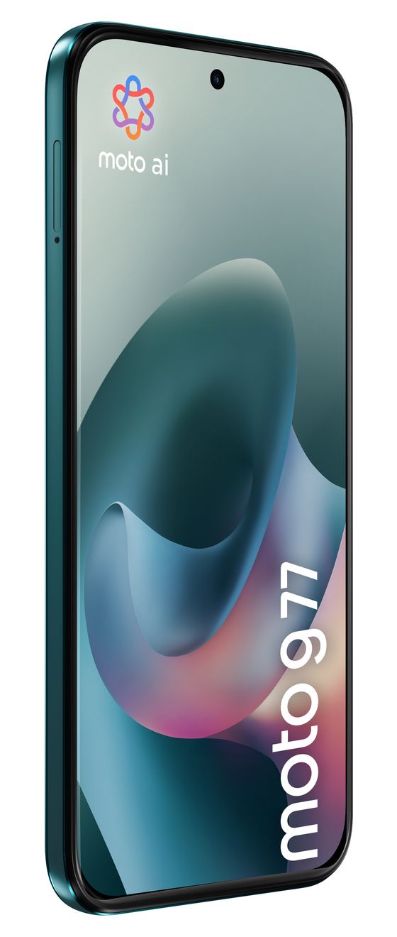 Moto G77 256 GB 5G Smartphone 17,3 cm (6.8 Zoll) 2,5 GHz Android 108 MP Dual Kamera Dual Sim WiFi 5 (PANTONE Shaded Spruce) 