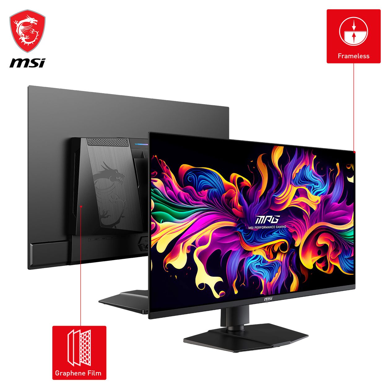 MPG 321URXDE QD-OLED 4K Ultra HD Monitor 80 cm (31.5 Zoll) 16:9 1 ms 250 cd/m²  (Schwarz) 