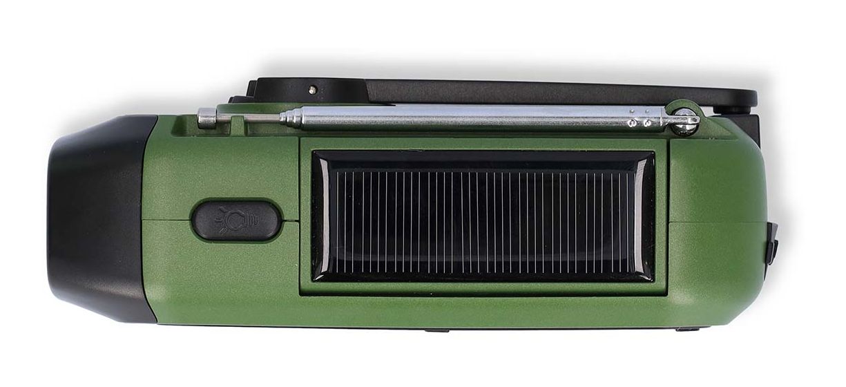 Notfallradio DAB+, FM Radio Tragbar  (Schwarz, Grün) 