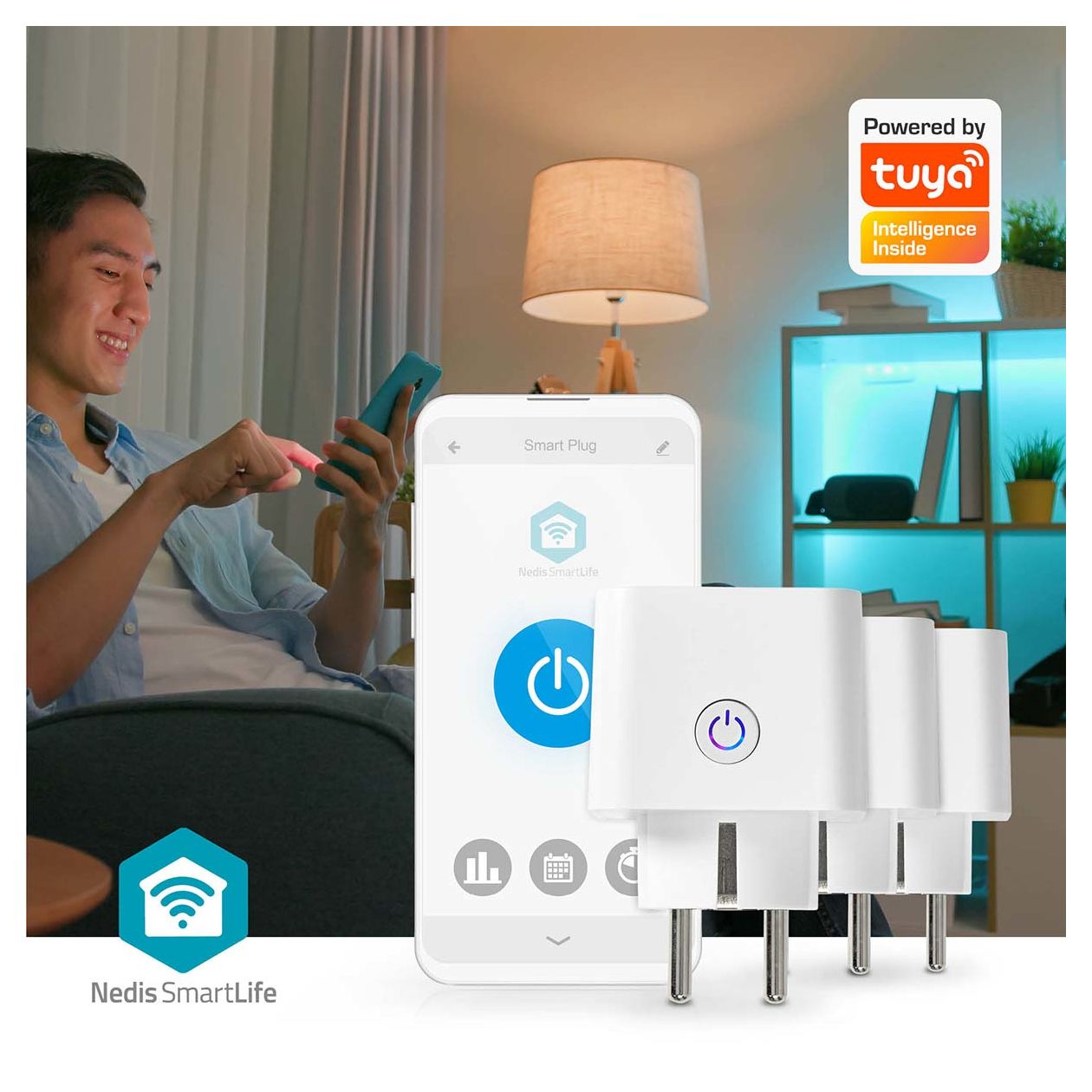 WIFIP121FWT3 Schaltbare WLAN Steckdose 3 Stück 