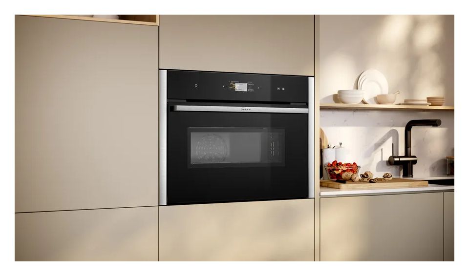 N90 C24MS31N0 Einbaubackofen kompakt AutoClean Mikrowelle 