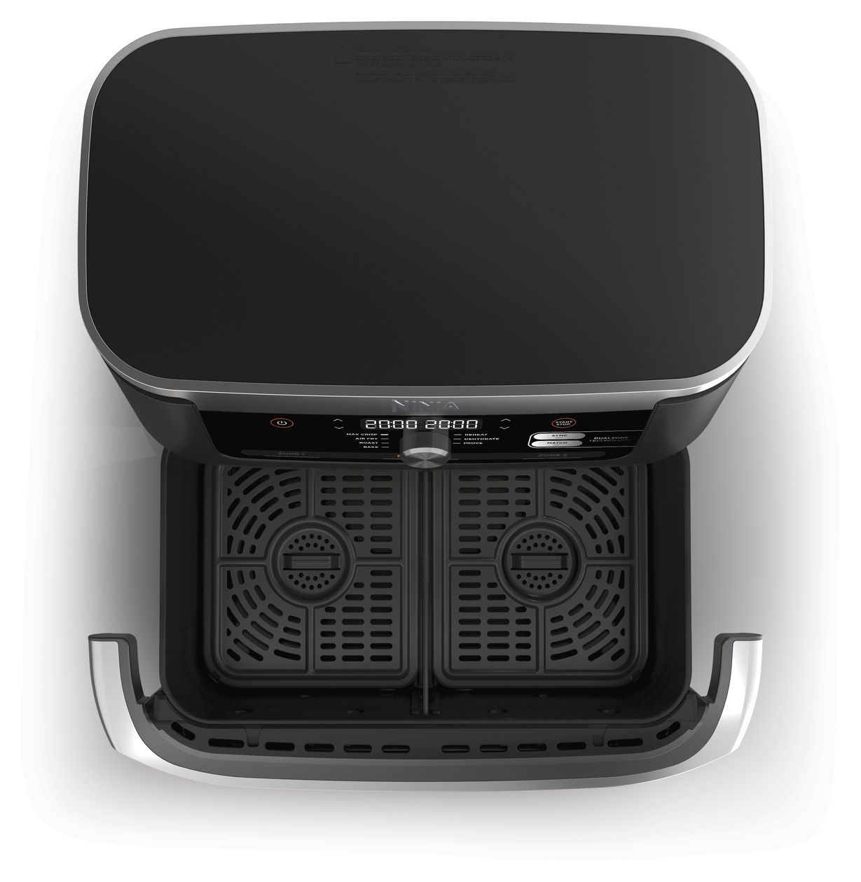 AF500EU Doppel Heißluftfritteuse 10,4 l 2470 W  (Schwarz, Edelstahl) 