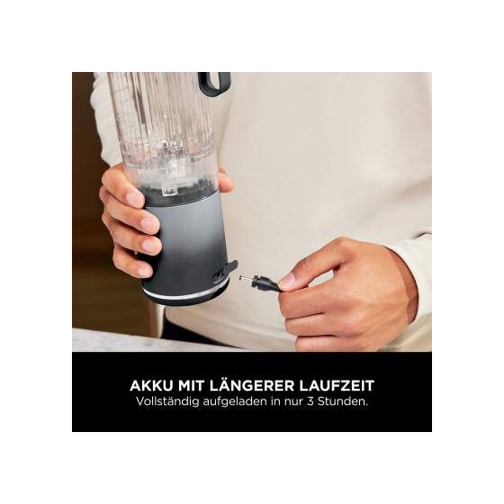 BC251EU Blast Max 0,57 l Standmixer 3 Geschwindigkeiten  (Grau, Transparent) 