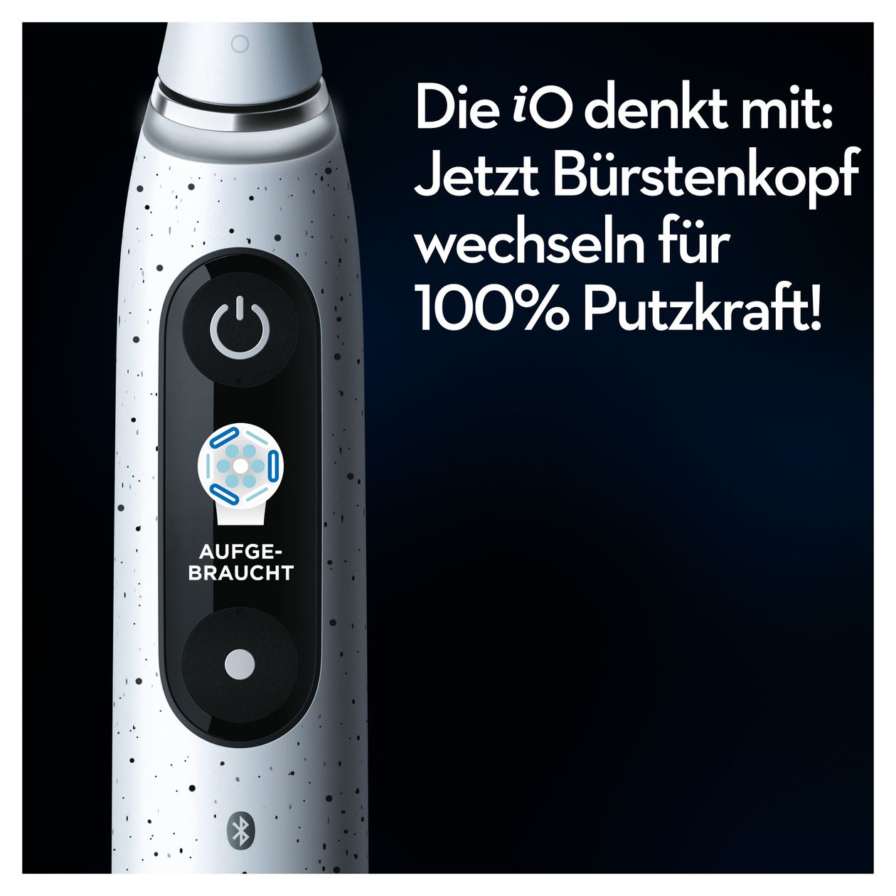 iO Series 10 Rotierende-vibrierende Zahnbürste für Erwachsene  (Weiß) 