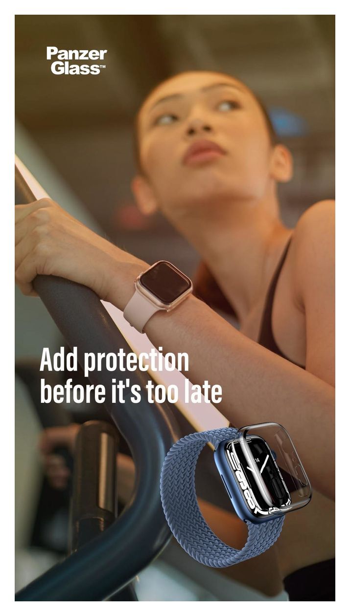 3641 Full Body Klare Bildschirmschutzfolie gehärtetes Glas für  Apple Apple - Watch Series 4 44mm, Apple - Watch Series 5 44mm, Apple - Watch Series 6 44mm, Apple - Watch SE 44mm Kratzresistent, Schockresistent, Antibakteriell 