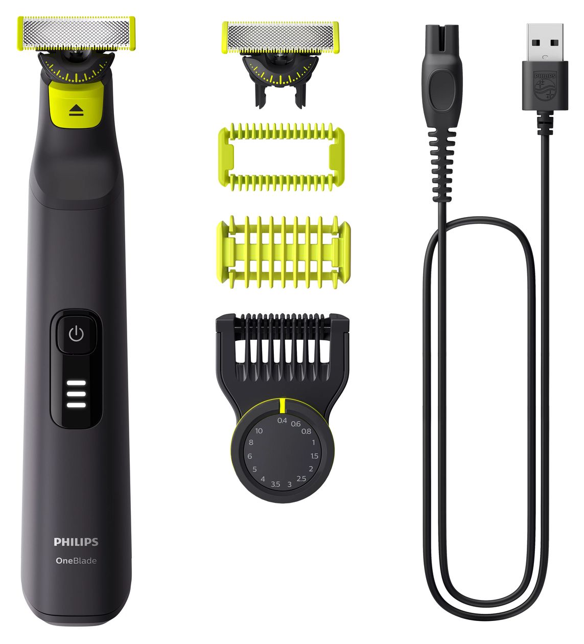 QP6542/15 Face + Body OneBlade Pro 360 Nass&Trocken Rasierer Lithium-Ion (Li-Ion) 90 min 