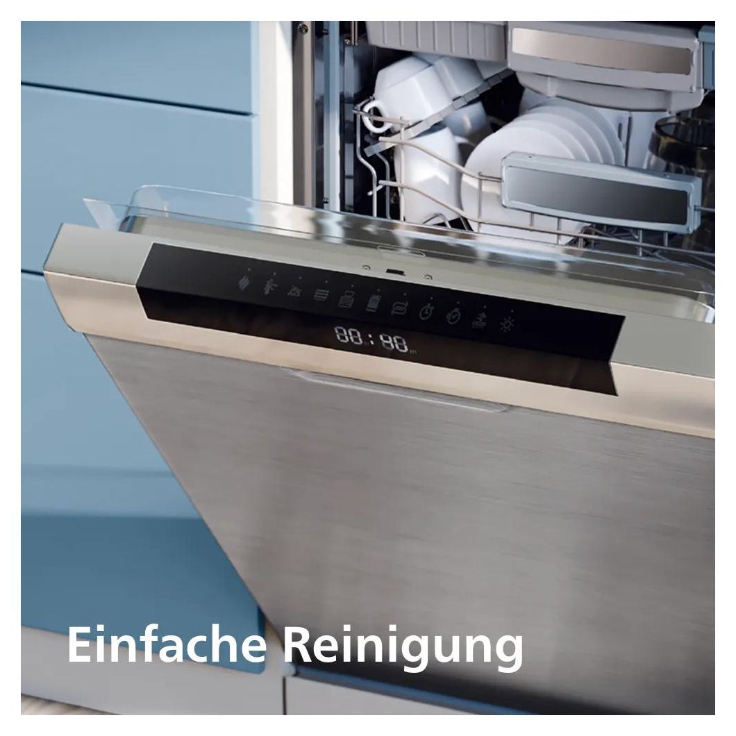 Series 4000 NA461/00 Doppel Heißluftfritteuse 10 l 2750 W  (Schwarz, Silber) 