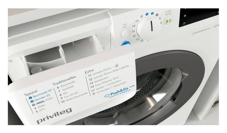 PWFVX953N 9 kg Frontlader Waschmaschine 1400 U/min AutoClean 