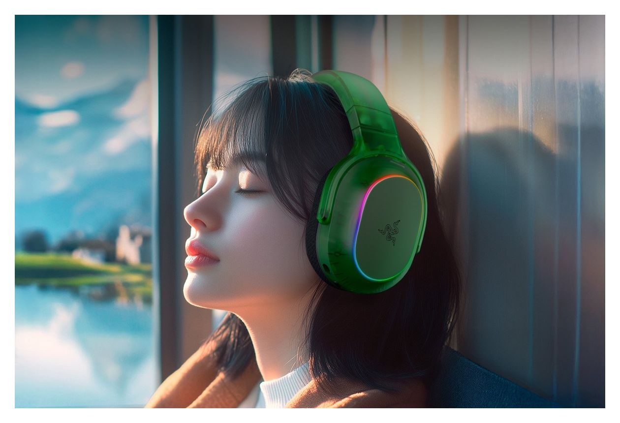 Barracuda X Chroma Over Ear Bluetooth Kopfhörer kabellos 70 h Laufzeit  (Grün) 
