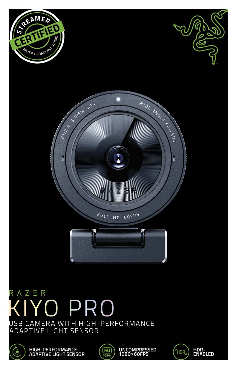 Kiyo Pro 1920 x 1080 Pixel Webcam 