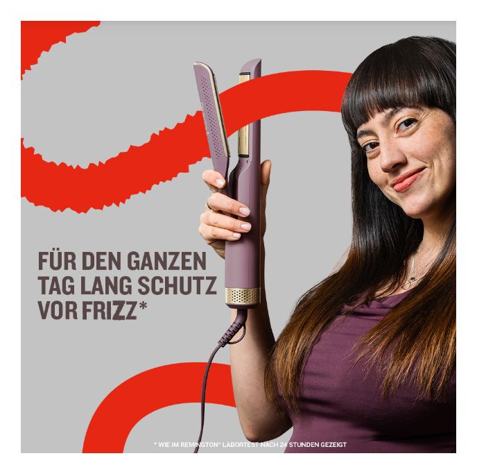 AS8930 AIRvive 2-in-1 Airstyler Haarglätter 135 W  (Pink) 