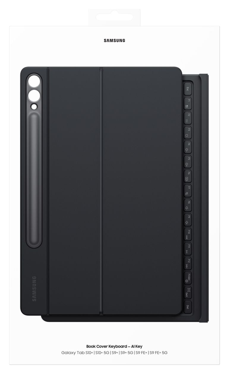 Book Cover Keyboard EF-DX825 für Samsung Galaxy Tab S10+ / S9+ / S9 FE+ bis 31,5 cm (12.4")  (Schwarz) 