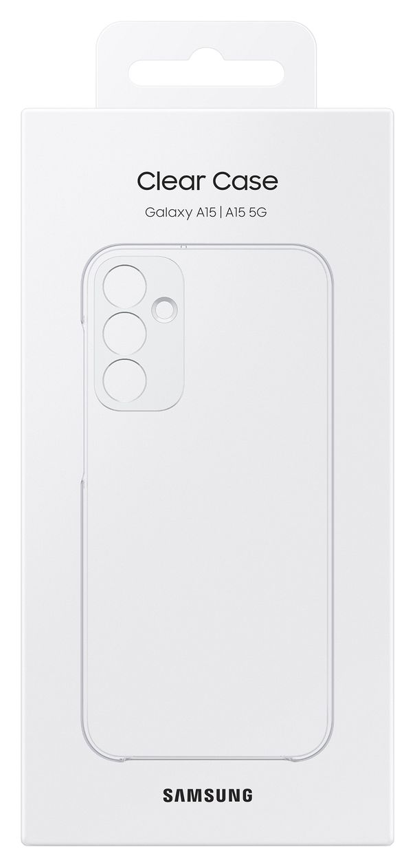 Clear Cover für Samsung Galaxy A15 5G/LTE  (Transparent) 