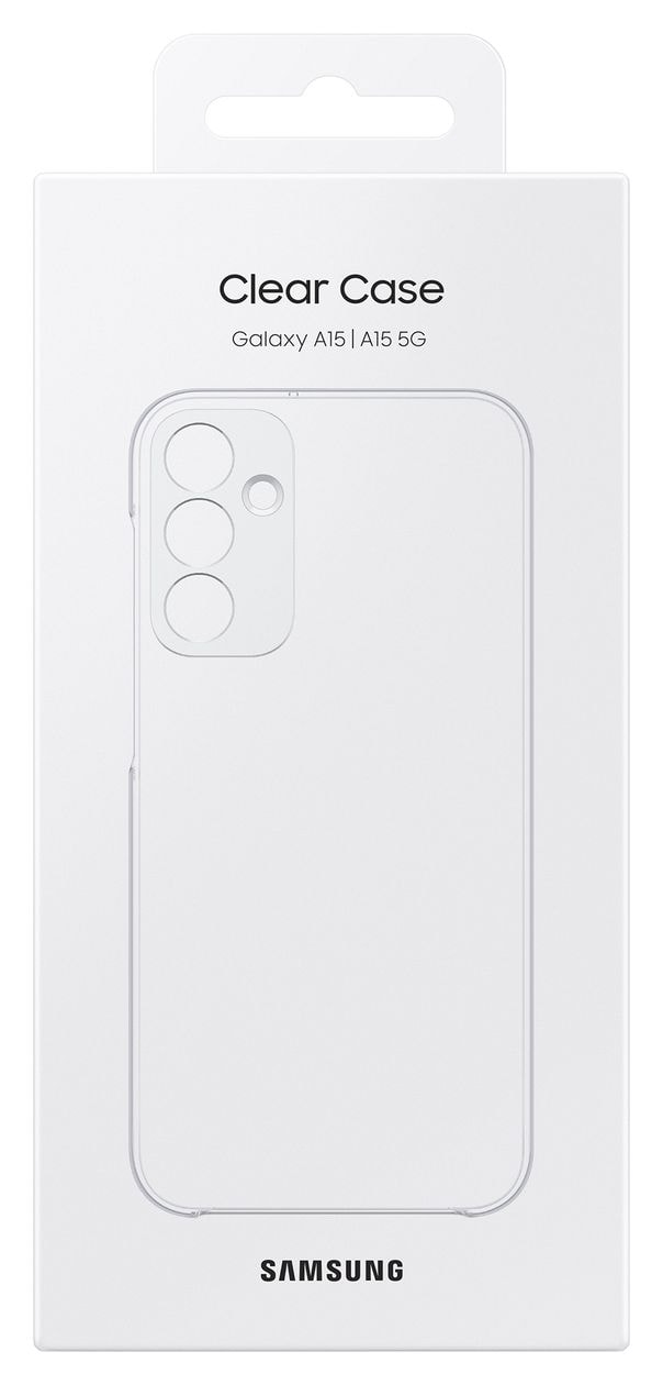 Clear Cover für Galaxy A15 5G/LTE (Transparent) 