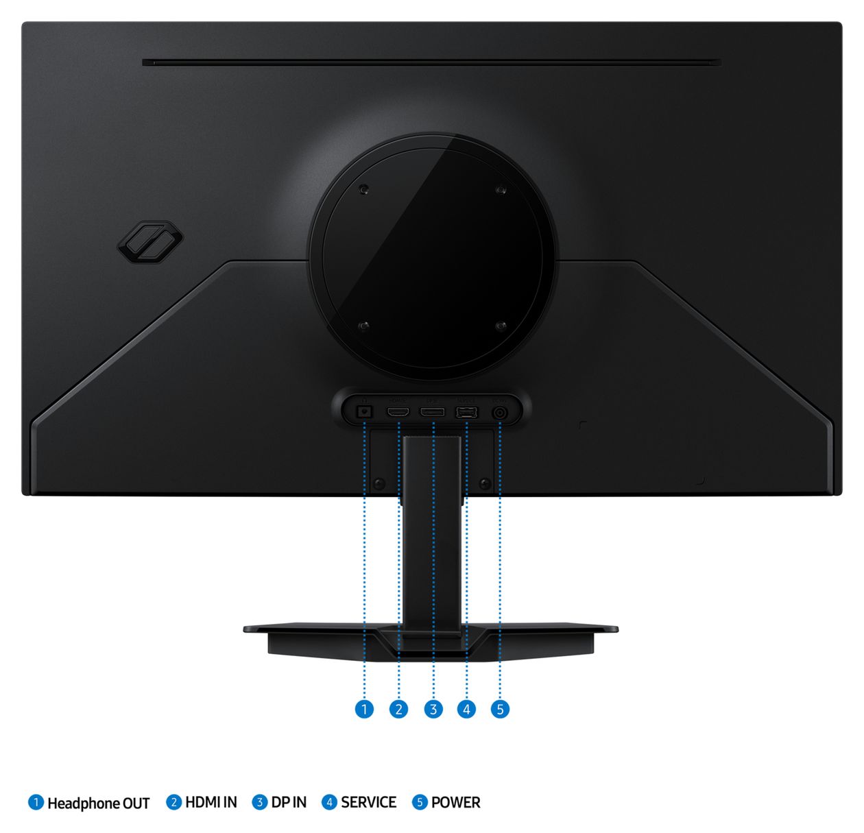 Odyssey OLED G50SF LS27FG506SUXEN Quad HD Monitor 68,6 cm (27 Zoll) 16:9 0,03 ms 200 cd/m²  (Schwarz) 
