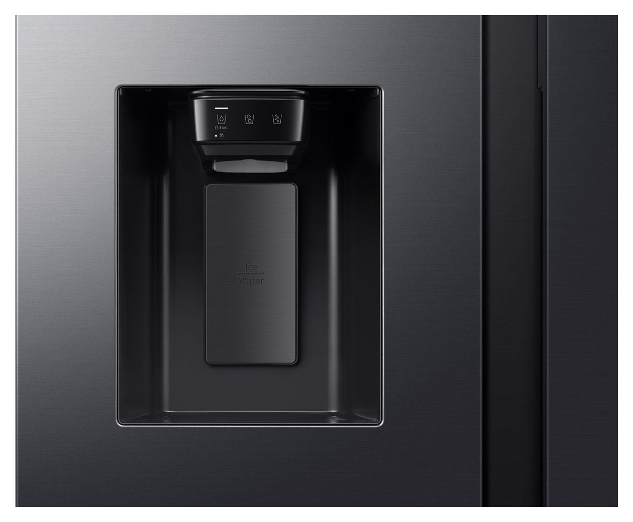 RS70F67KCF Side-by-Side Kühl-/ Gefrierkombination 409 l / 225 l 226 kWh 1780 mm x 912 mm  (Schwarz) 