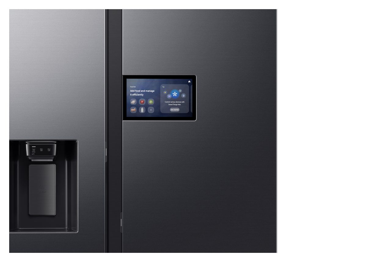 RS90F64EDF Side-by-Side Kühl-/ Gefrierkombination 420 l / 220 l 349 kWh NoFrost 1780 mm x 912 mm  (Schwarz) 