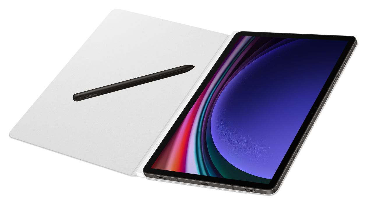 Smart Book Cover für Samsung Galaxy Tab S9/S9 FE/S10 FE/S10 Lite bis 27,9 cm (11") (Weiß) 