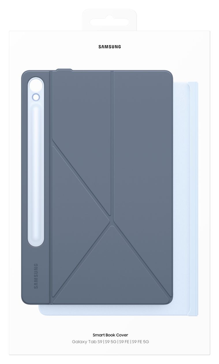 Smart Book Cover Folio für Samsung Galaxy Tab S9, Galaxy Tab S9 FE, Galaxy Tab S10 FE, Galaxy Tab S10 Lite bis 27,9 cm (11") Kratzresistent (Blau) 