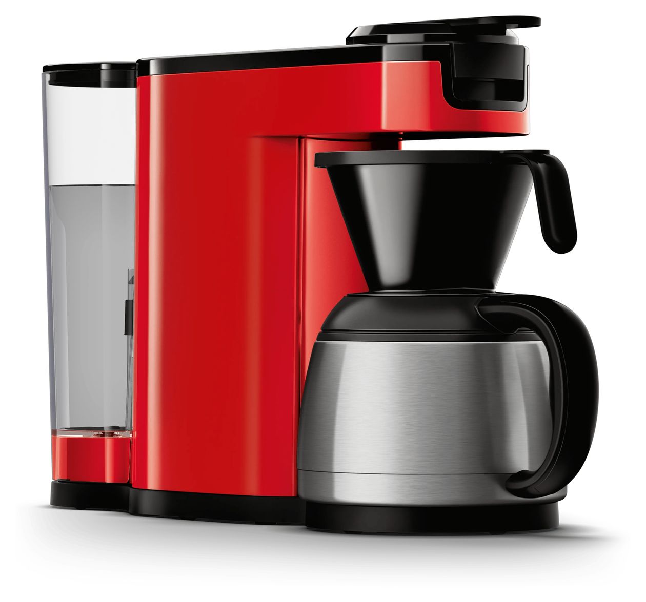 HD6592/84 Senseo Switch Kaffeepad, Gemahlener Kaffee Maschine  (Schwarz, Rot) 