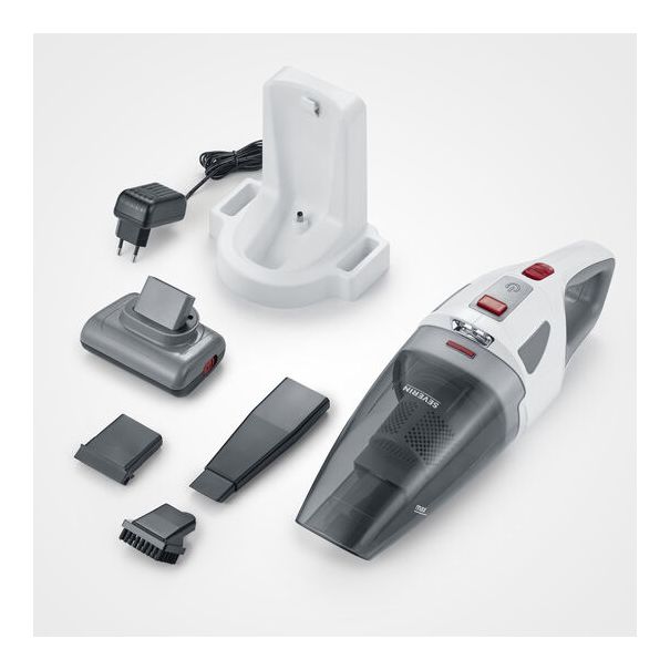 HV7146 Handstaubsauger bis 30 min Laufzeit 18,5 V UltraFine  (Grau, Rot, Weiß) 