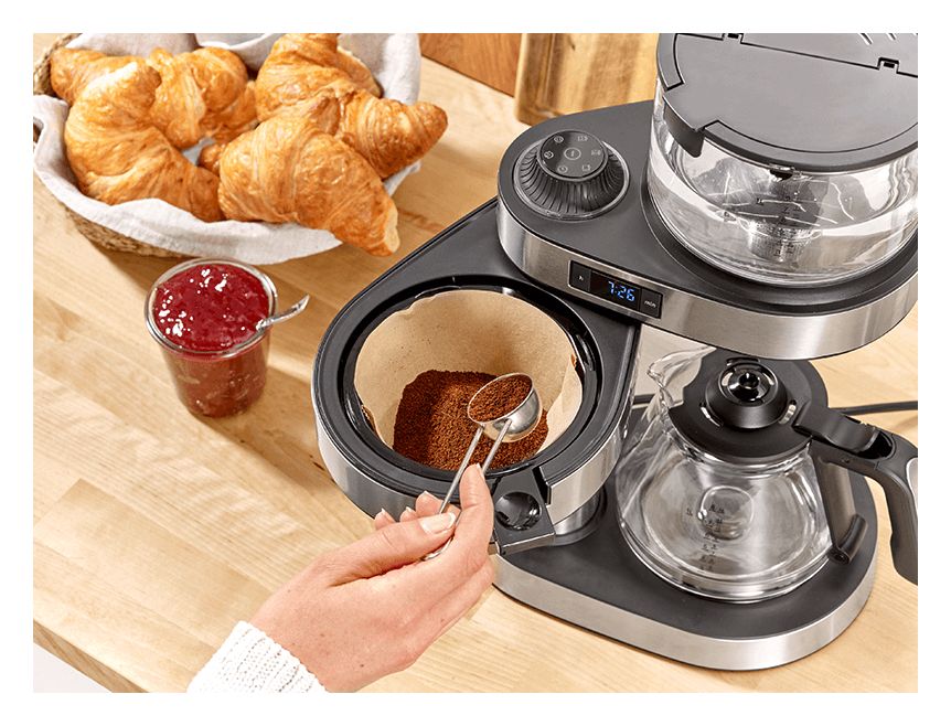 KA5762 Caprice Filterkaffeemaschine  (Schwarz, Edelstahl) 