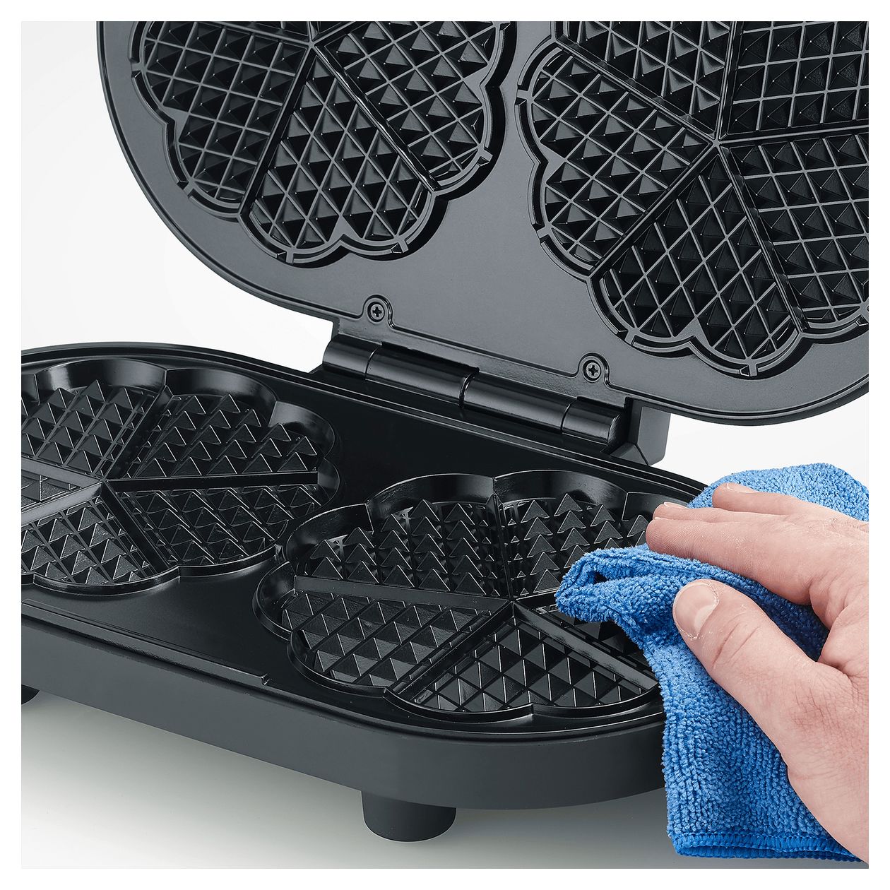 WA2118 Waffeleisen Herz (Form) für 2 Waffel(n) 1200 W 