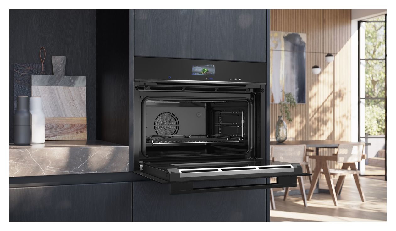 CS736G1B1 Einbaubackofen kompakt Dampfgaren AutoClean 