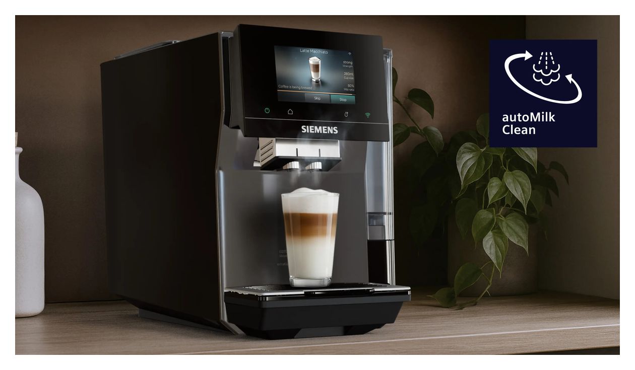 EQ700 TP727EF6 Kaffeevollautomat 19 bar 2,4 l 320 g  (Schwarz, Silber) 