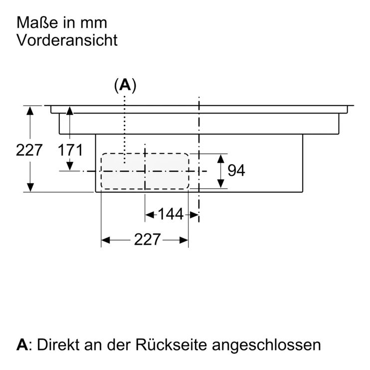 iQ700 EX80BNGA7 (EX80BNX68E + HZ9VDSB2) autarkes 80 cm Induktionskochfeld 4 Kochzonen mit integriertem Dunstabzug 