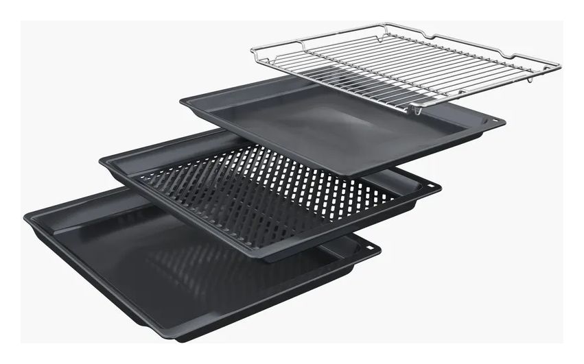 iQ300 HR232GEB3 Einbaubackofen groß Dampfgaren AutoClean 