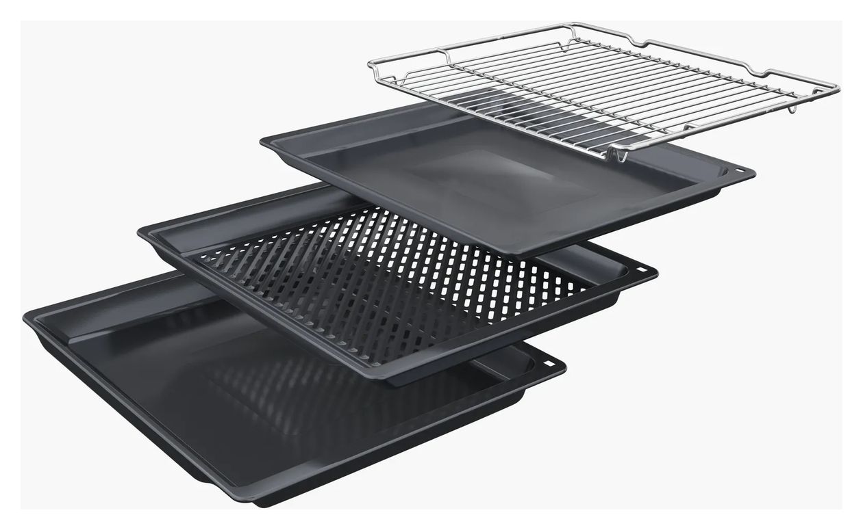 iQ300 HR532GBS3 Einbaubackofen groß Dampfgaren AutoClean 